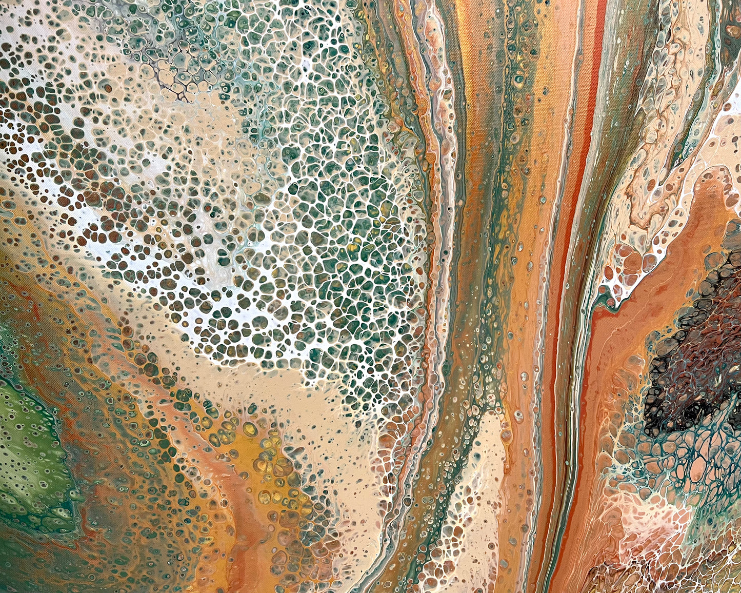 Blended Nature | 152x101.5cm Original Abstract Painting