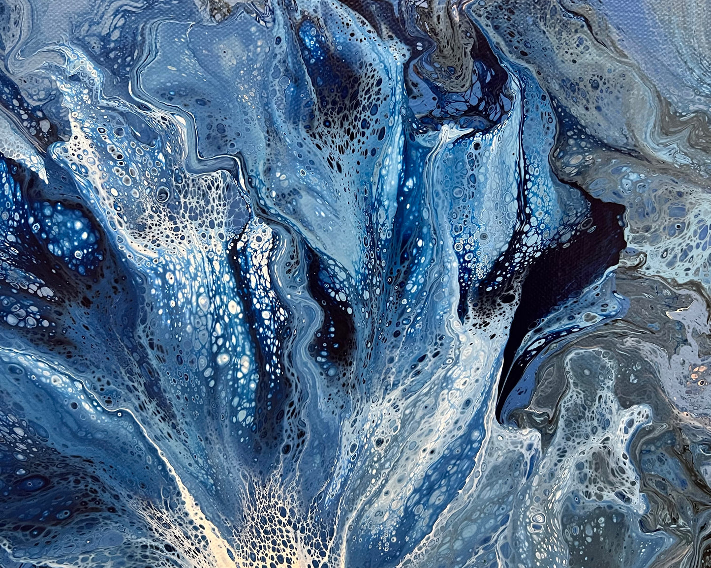 Blue Fusion ~ Original 102x102cm
