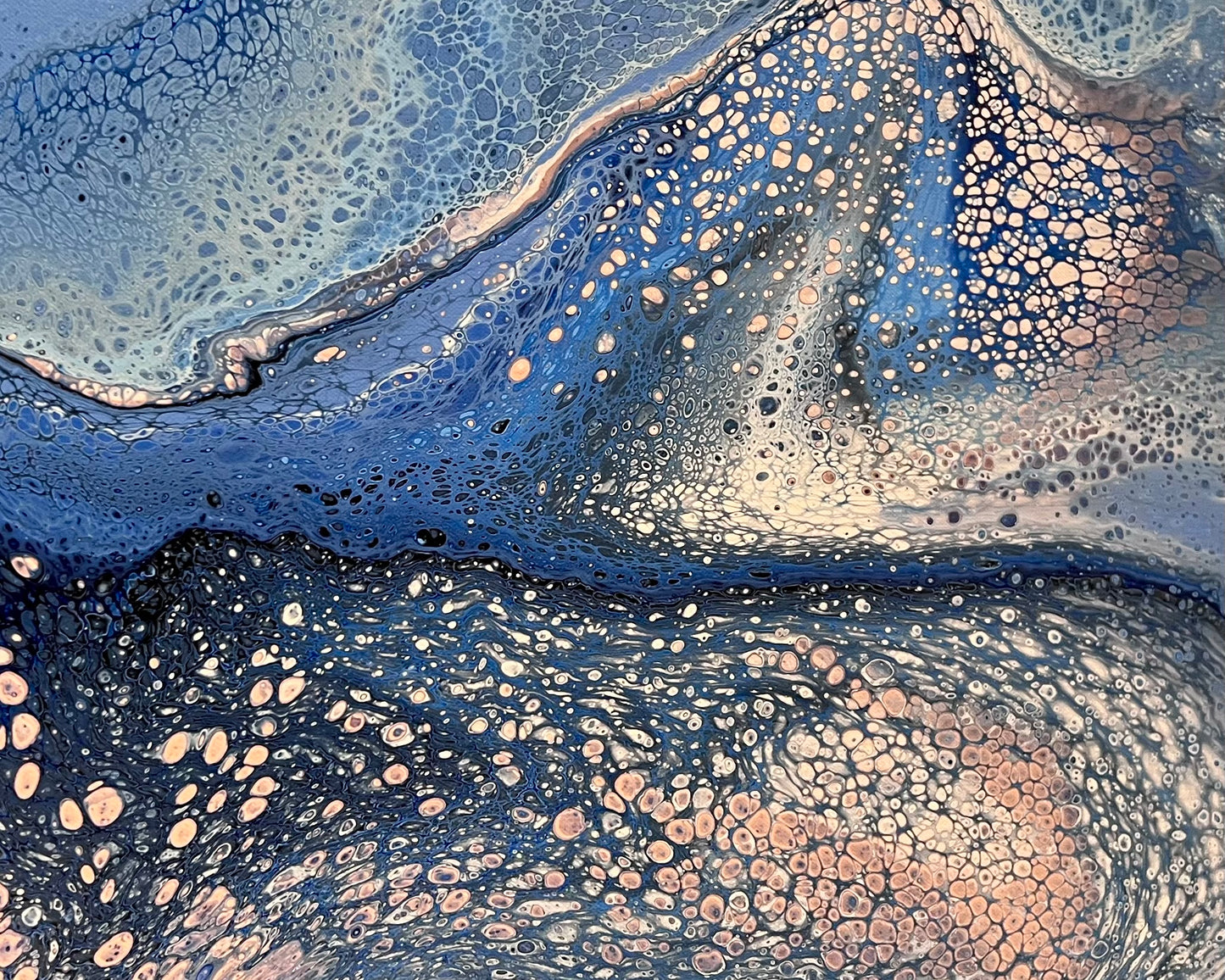 Blue Fusion ~ Original 102x102cm