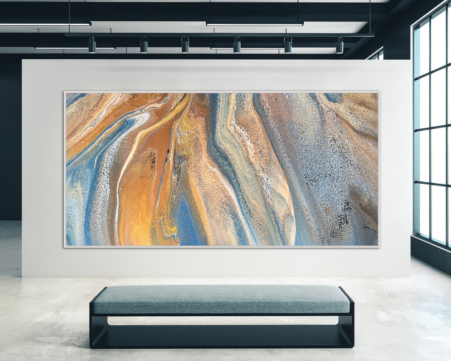Earths Colourful Harmony ~ Original 203x102cm