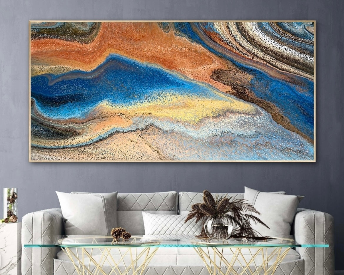 Earth Unfolds ~ Original 183x91.5cm