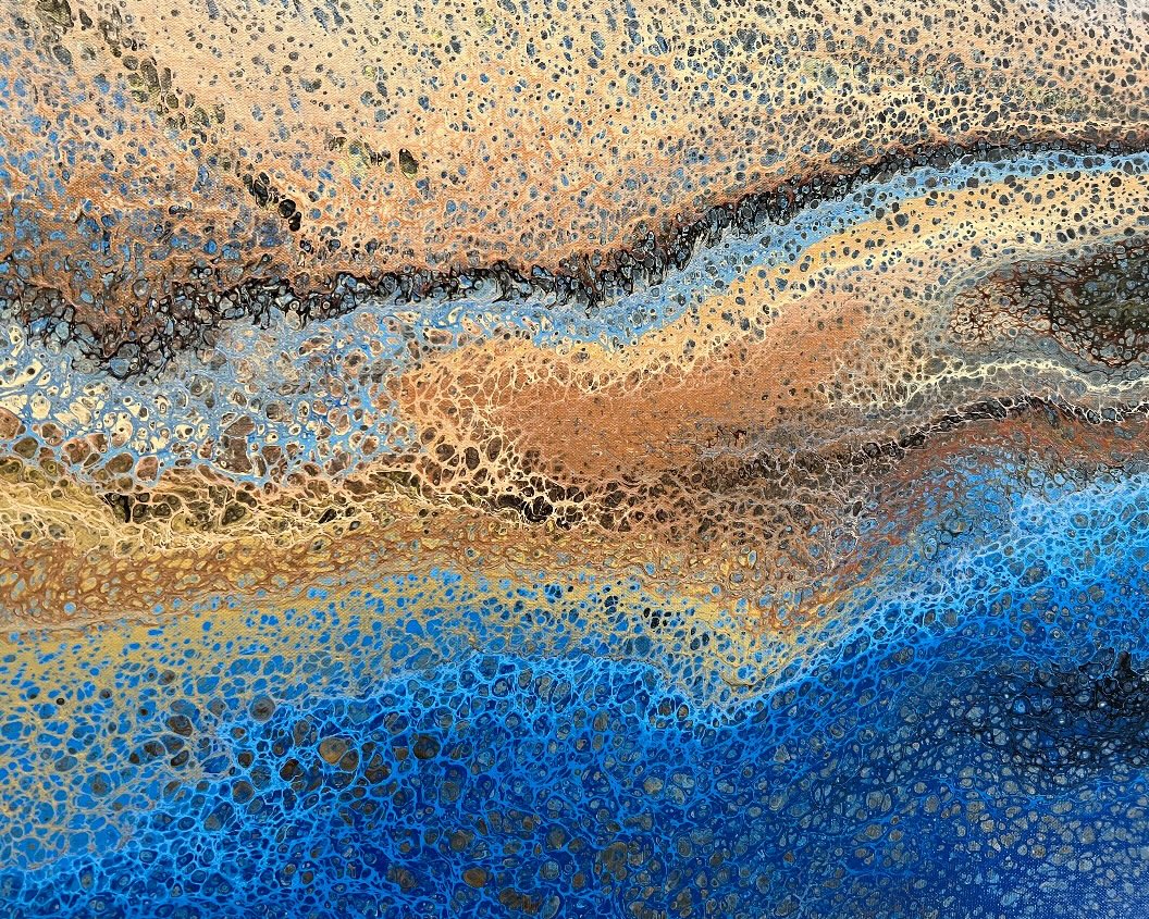 Earth Unfolds ~ Original 183x91.5cm