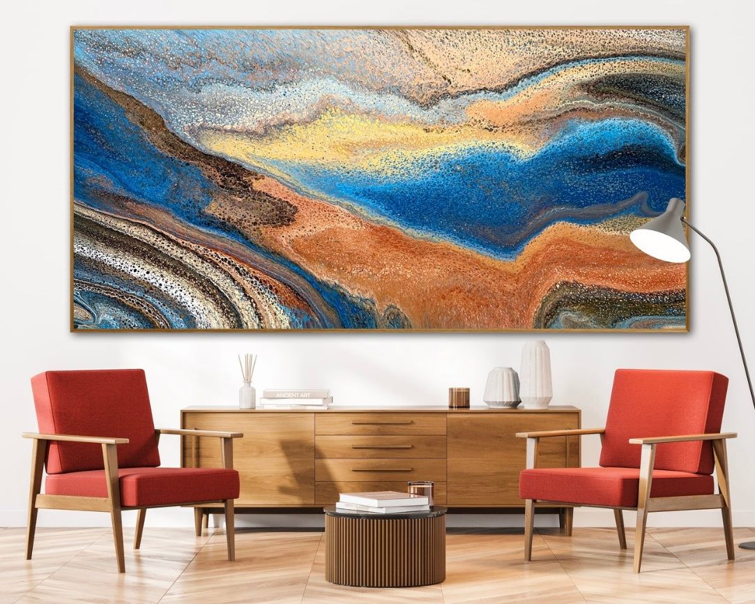 Earth Unfolds ~ Original 183x91.5cm
