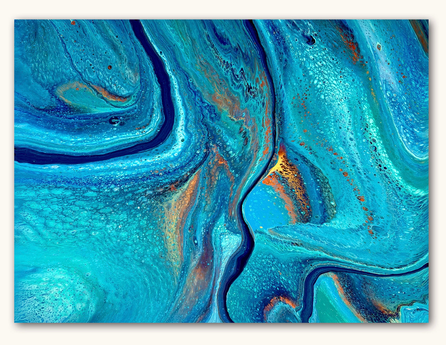Playful Ocean ~ Original 122x91.5cm