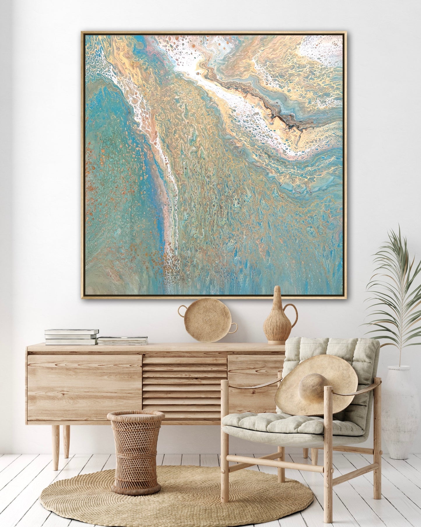 White Sands ~ Original 102x102cm