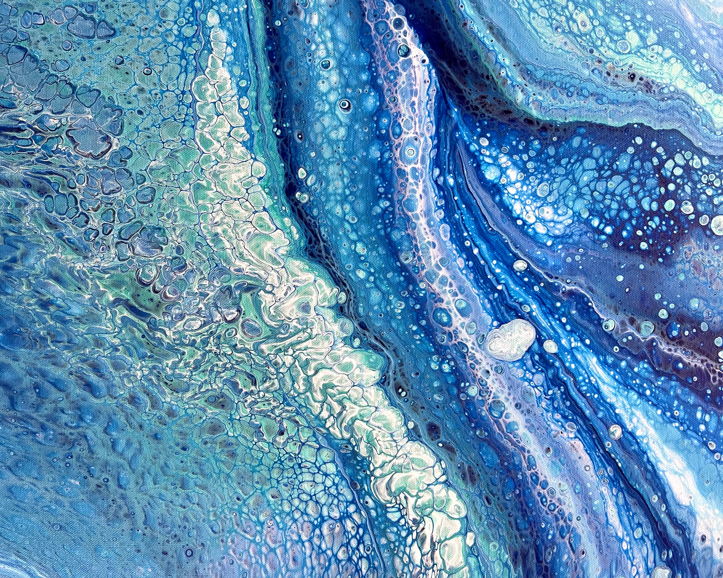 Coastal Rhythm ~ Original 102x102cm