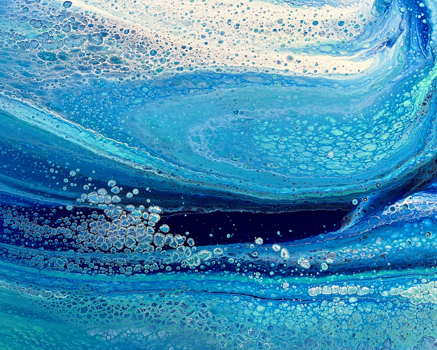 Coastal Rhythm ~ Original 102x102cm