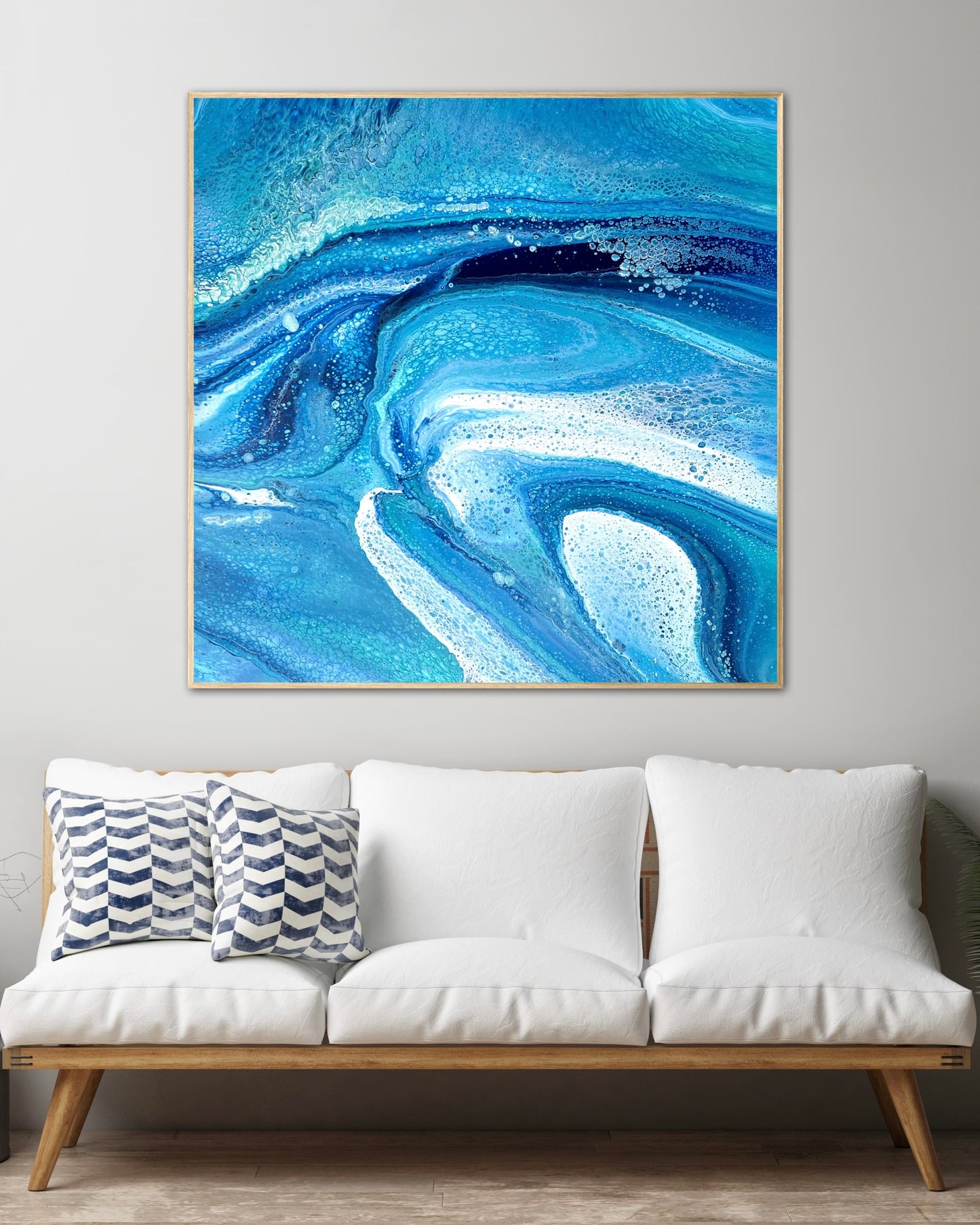 Coastal Rhythm ~ Original 102x102cm