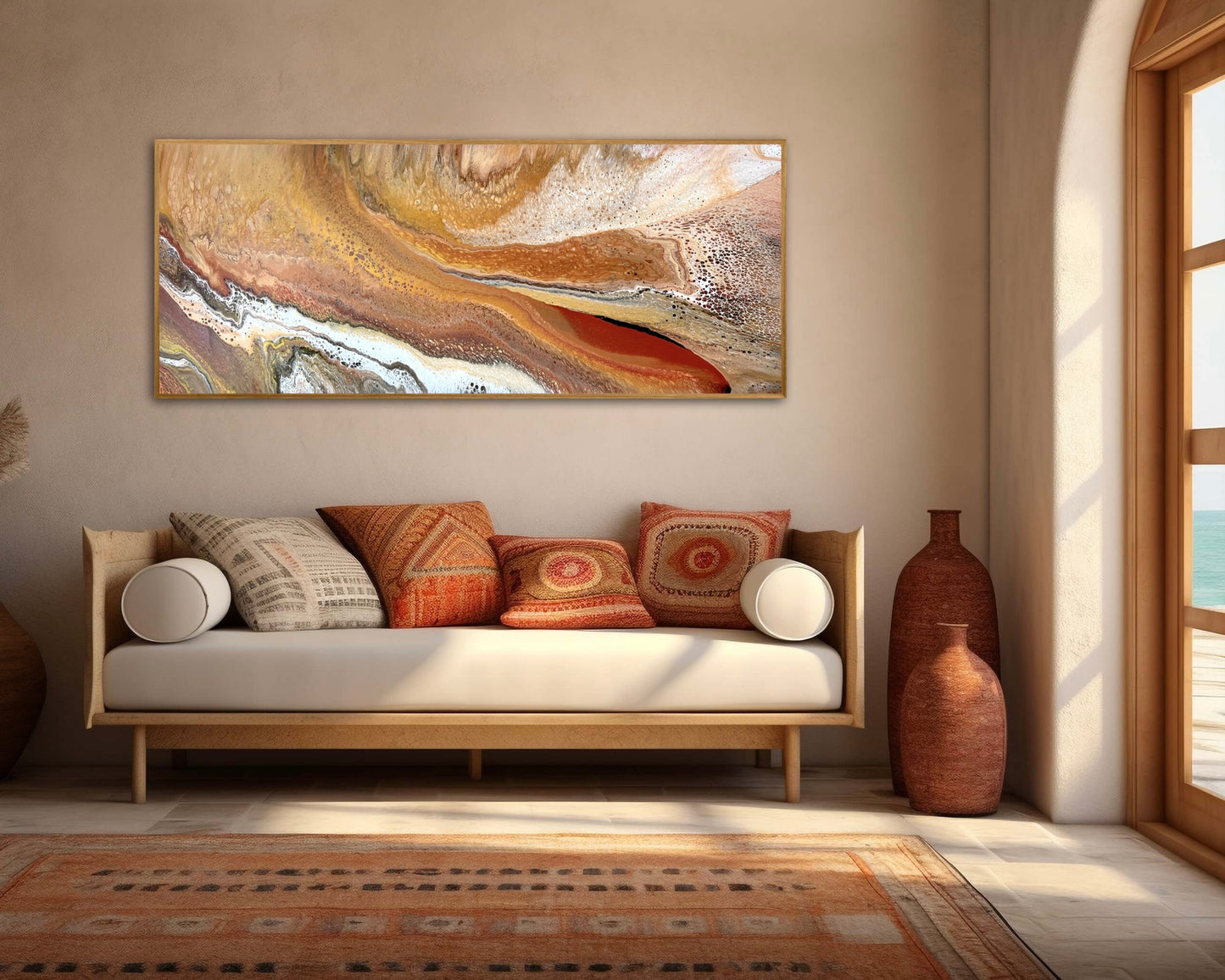 Earths Palette ~ Original 152x61.5cm