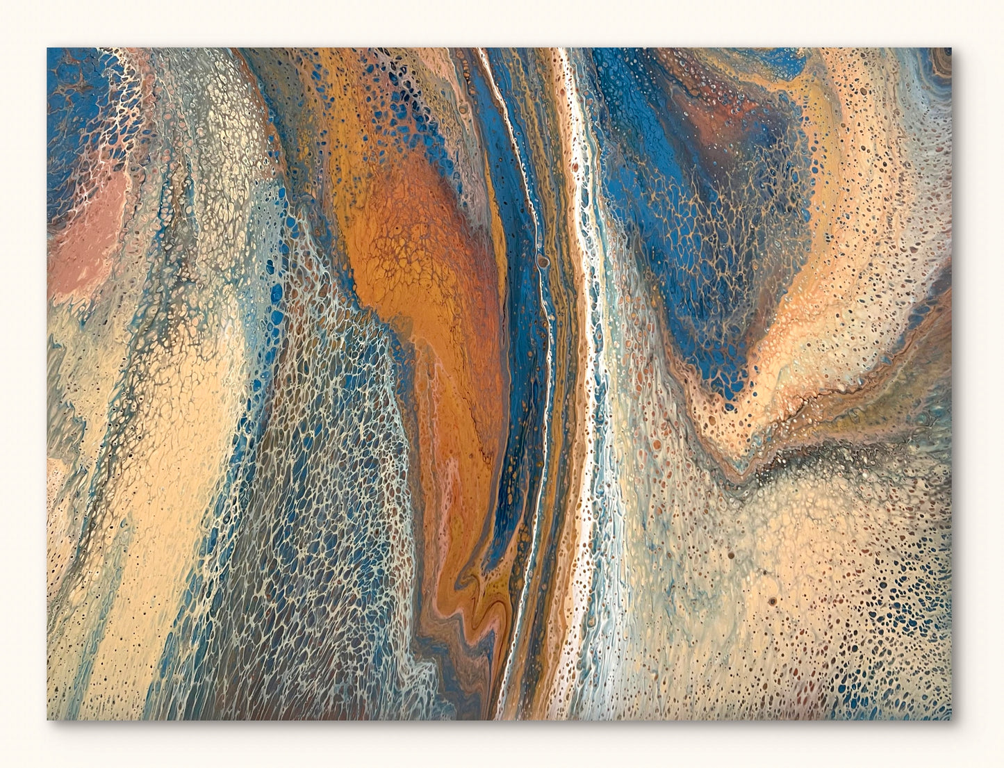 Mineral Drift | Large Original Abstract Acrylic Painting 122x91.5cm by Australian Artist Angela Roskell