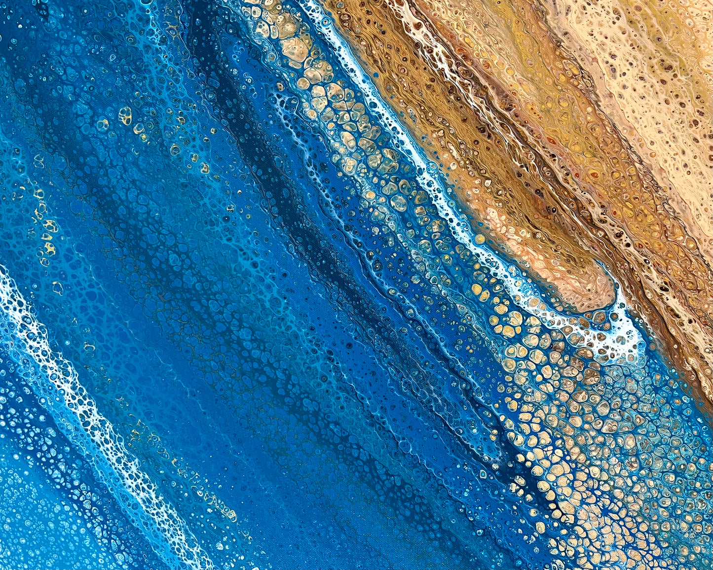 Shifting Dunes | Large Original Abstract 122x91.5cm by Aussie Artist Angela Roskell
