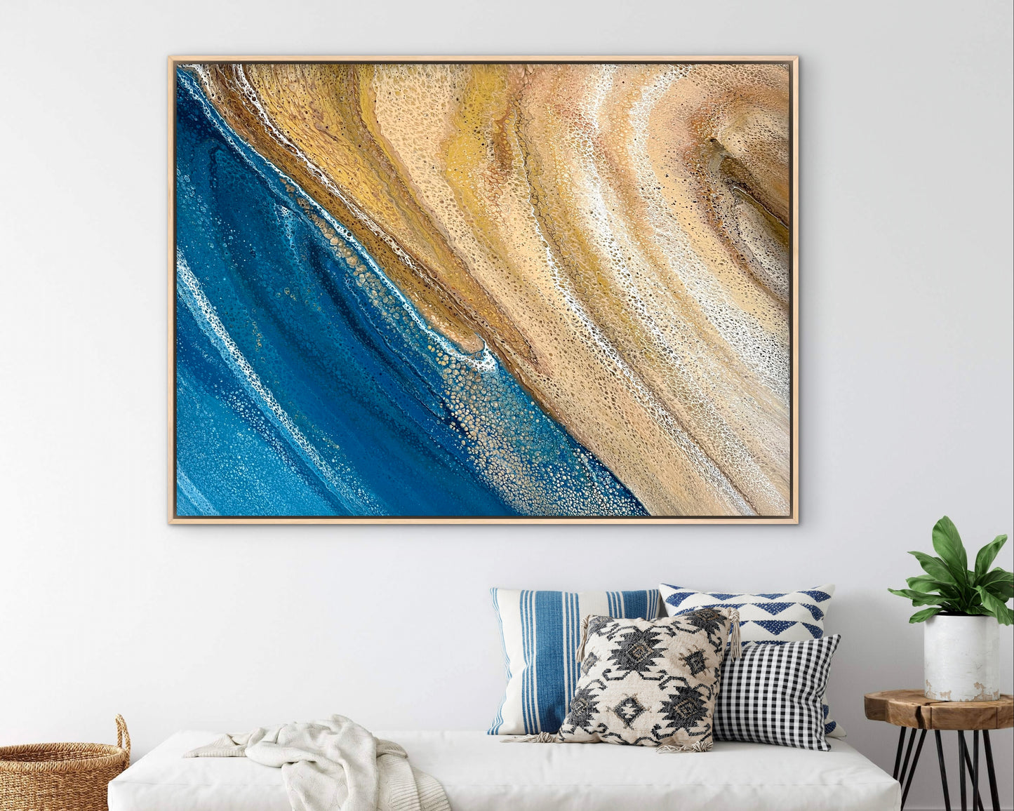 Shifting Dunes | Large Original Abstract 122x91.5cm by Aussie Artist Angela Roskell