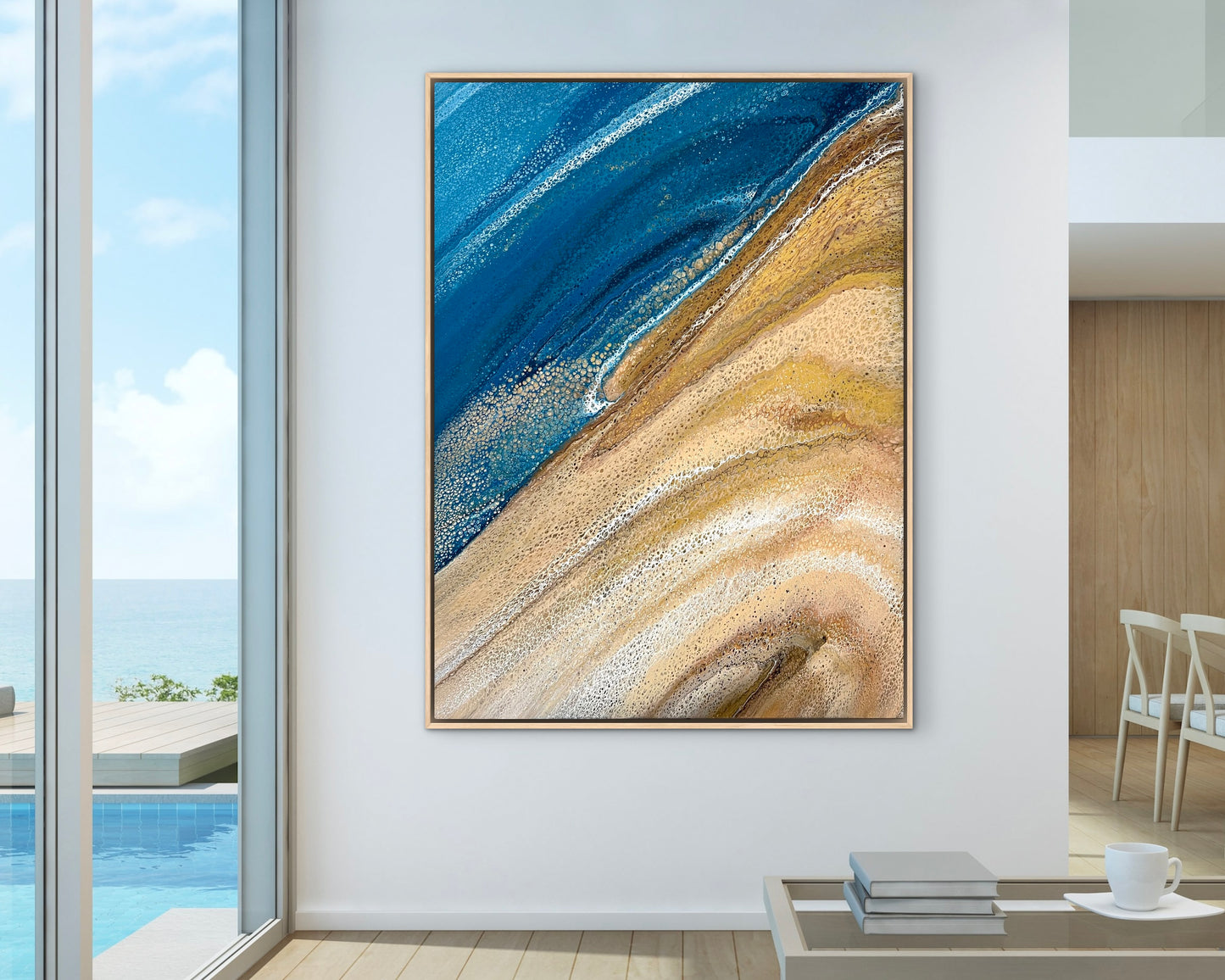 Shifting Dunes | Large Original Abstract 122x91.5cm by Aussie Artist Angela Roskell