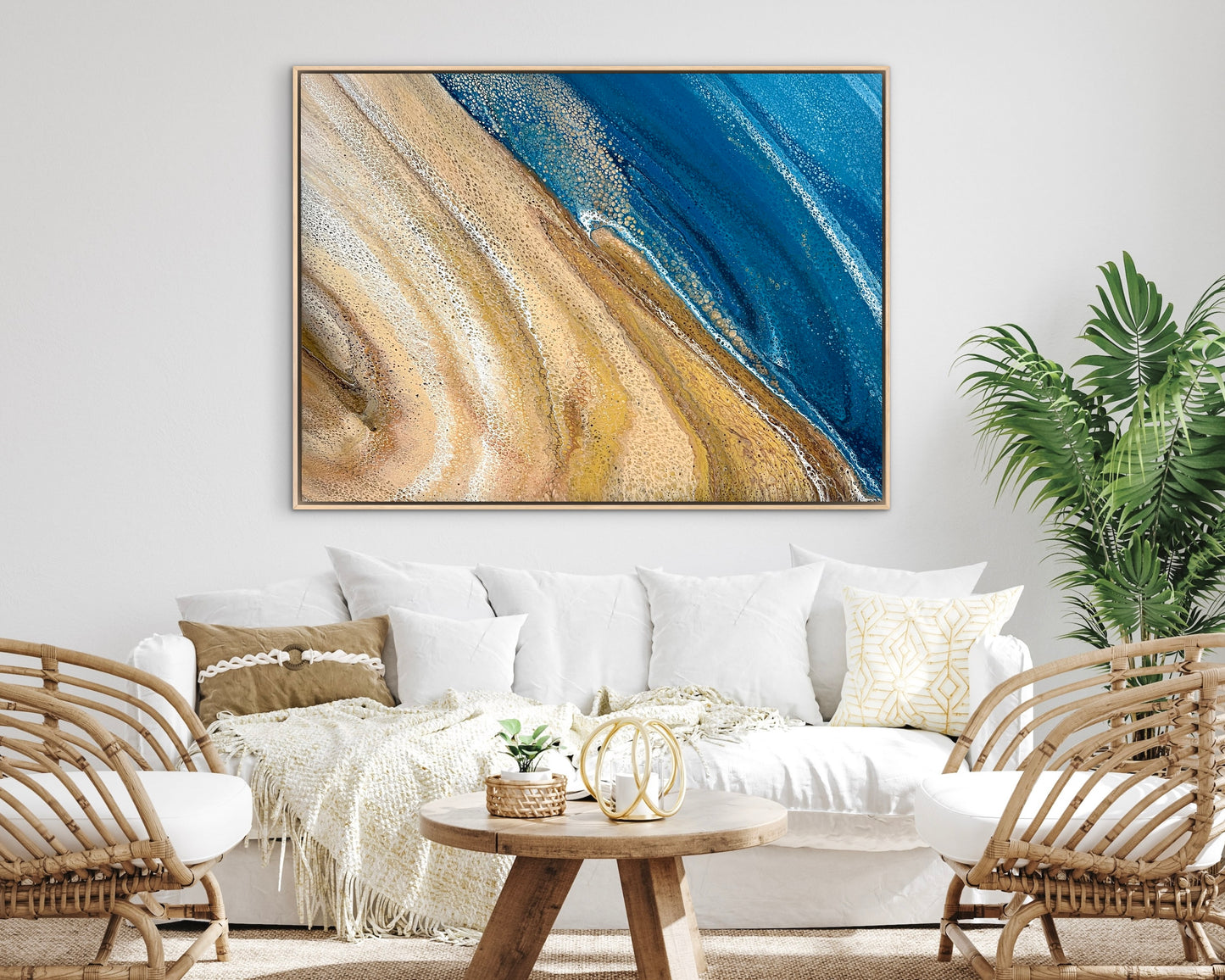 Shifting Dunes | Large Original Abstract 122x91.5cm by Aussie Artist Angela Roskell
