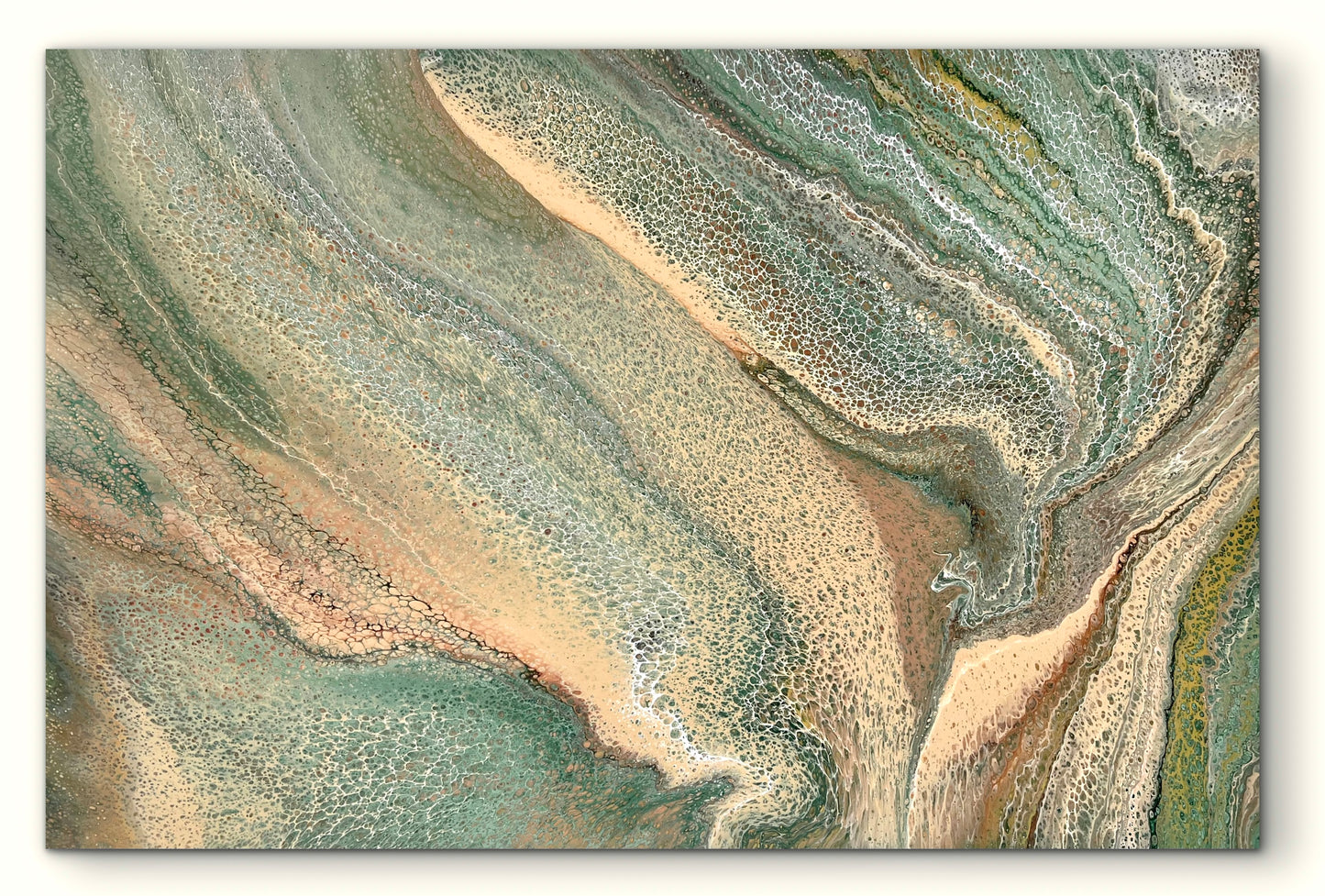 Nature's Veil | Extra Large Original Abstract Painting 152x101.5cm by Angela Roskell
