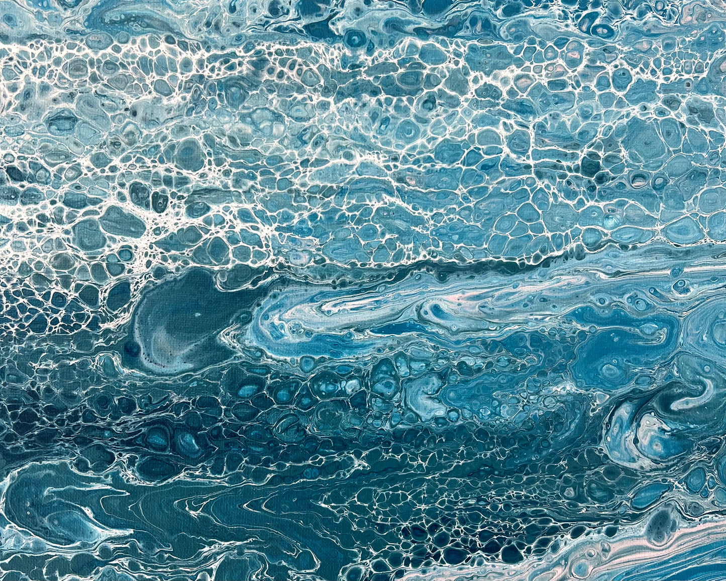 Gently Drifts | Large Original Abstract Acrylic Painting 122x91.5cm by Angela Roskell