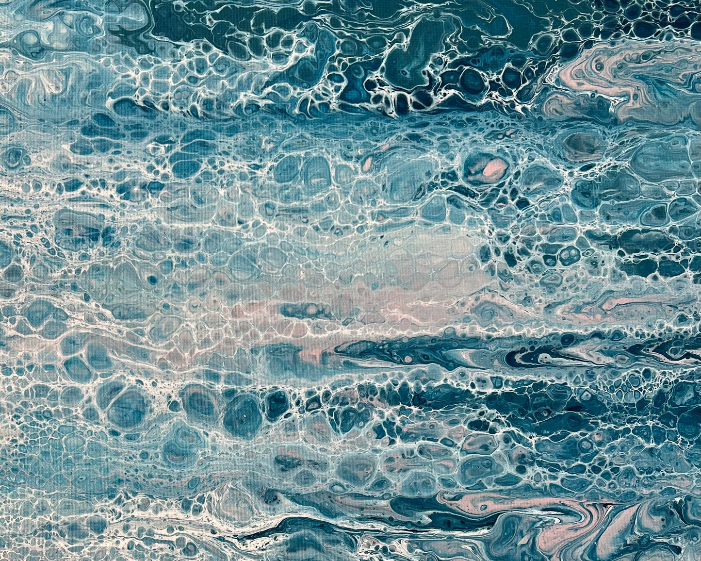 Gently Drifts | Large Original Abstract Acrylic Painting 122x91.5cm by Angela Roskell