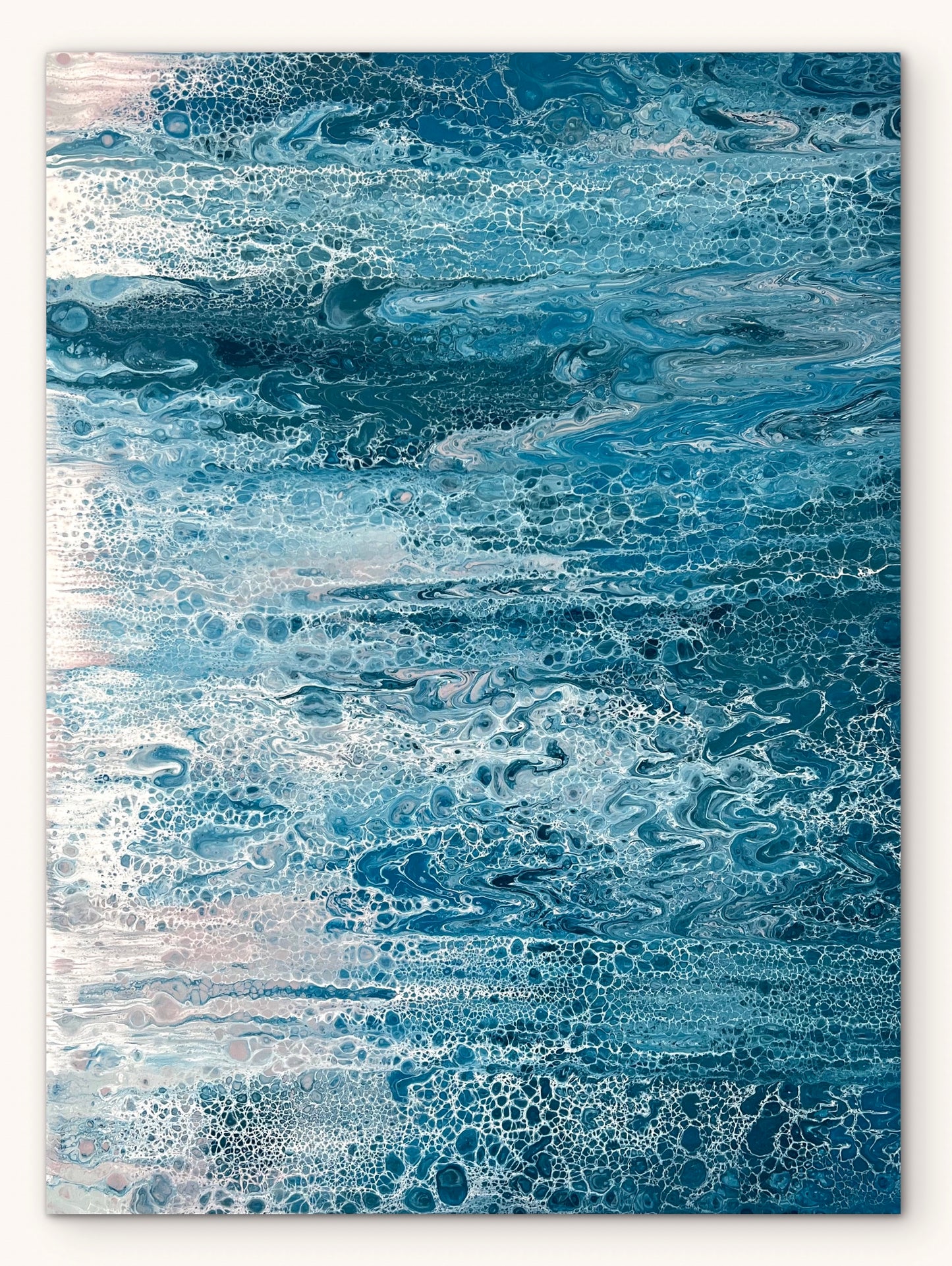Gently Drifts | Large Original Abstract Acrylic Painting 122x91.5cm by Angela Roskell