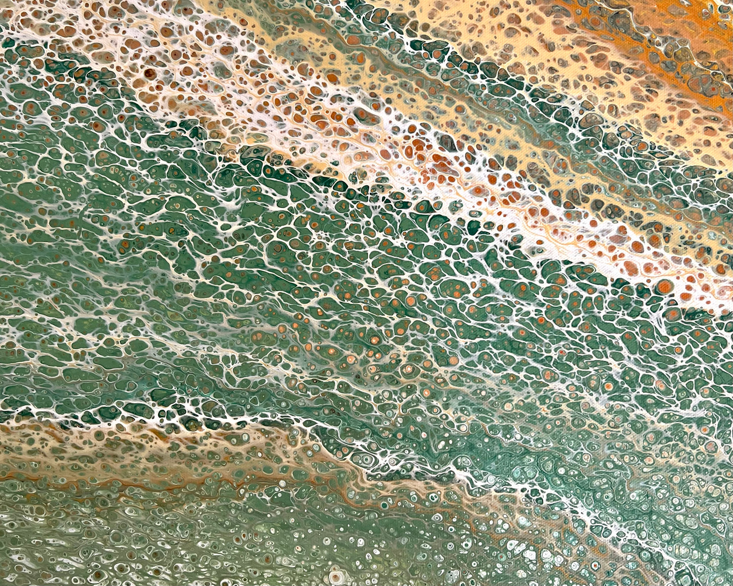 Nature's Pass | Large Original Abstract Acrylic Painting 122x91.5cm by Angela Roskell