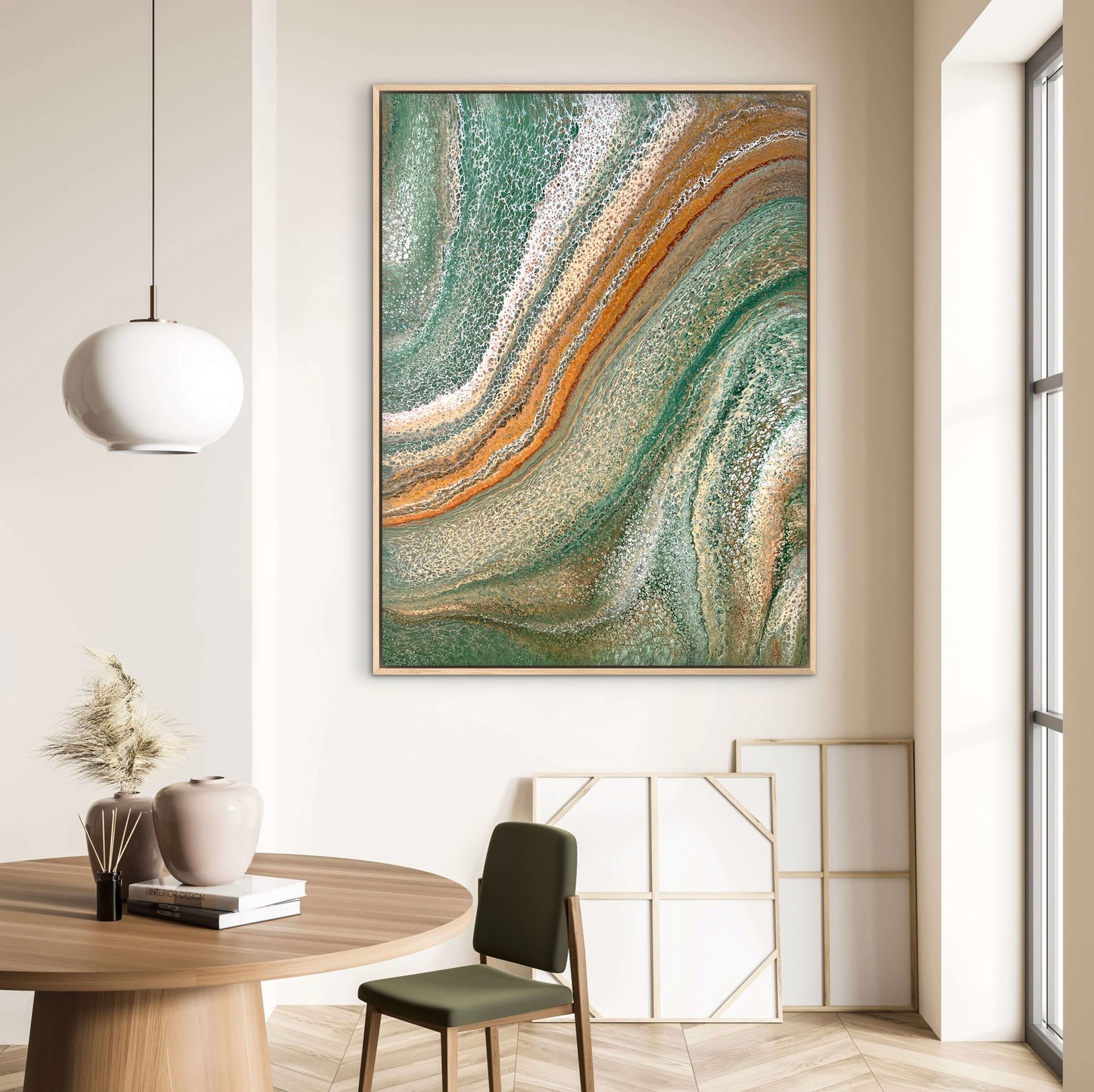 Nature's Pass | Large Original Abstract Acrylic Painting 122x91.5cm by Angela Roskell