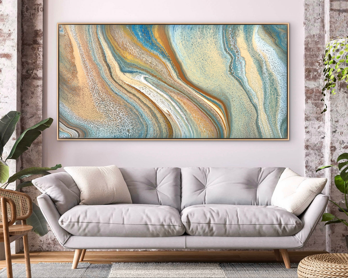 Living Terrain | 183x91.5cm Original Abstract Painting