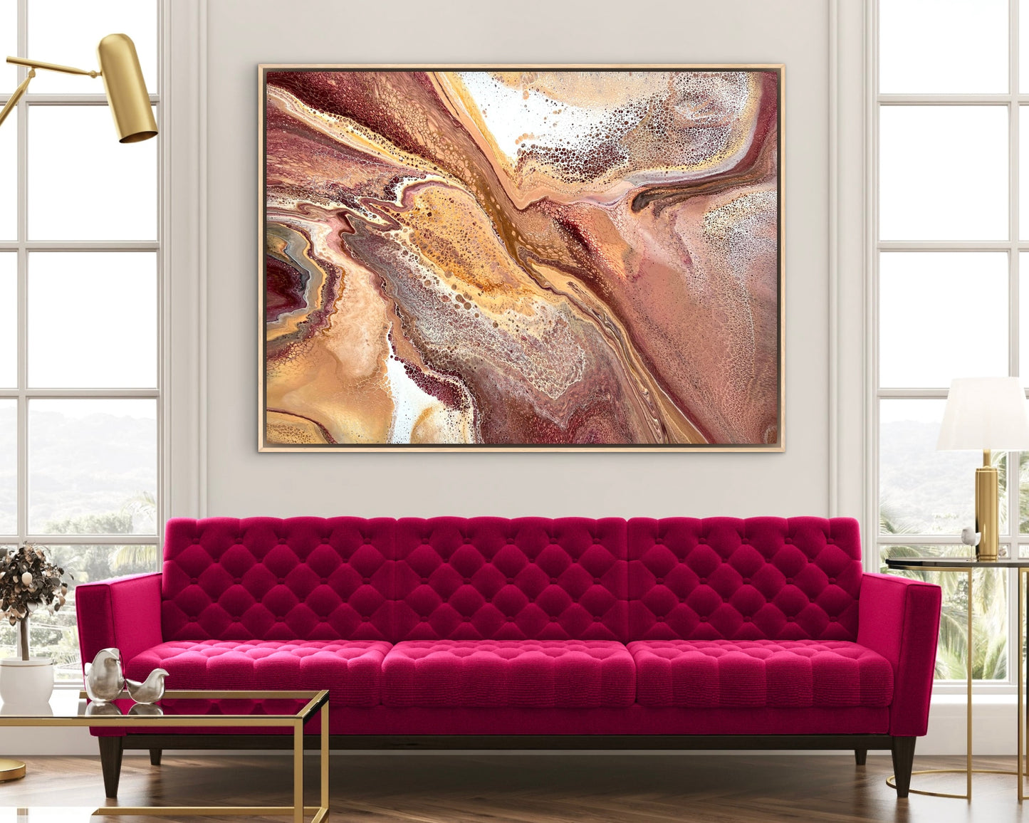 Autumn Twist | 122x91.5cm Original Abstract Painting
