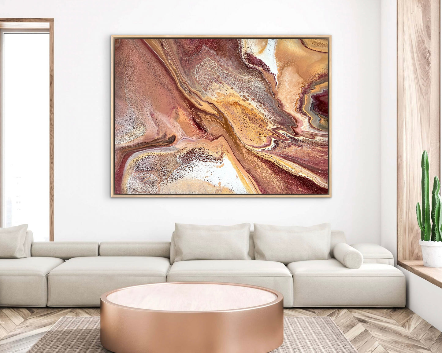 Autumn Twist | 122x91.5cm Original Abstract Painting