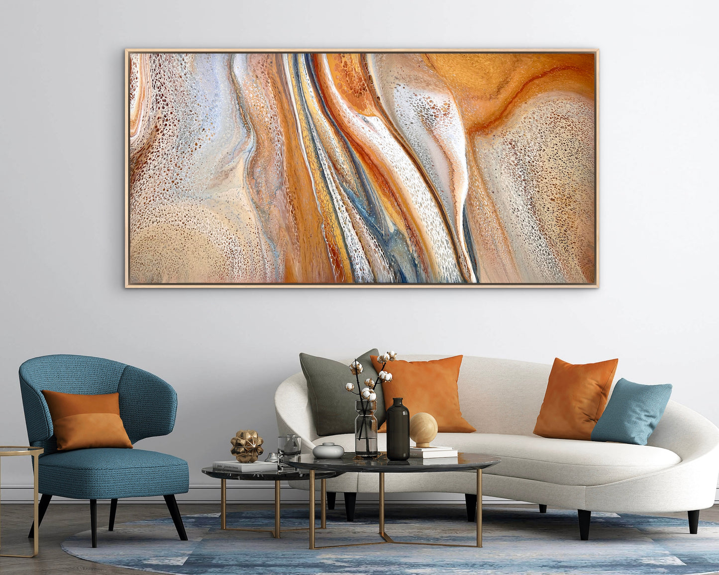 Mineral Expanse | 183x91.5cm Original Abstract Painting
