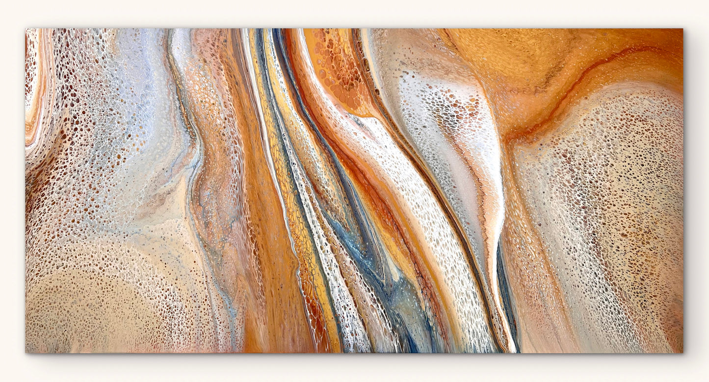 Mineral Expanse | 183x91.5cm Original Abstract Painting