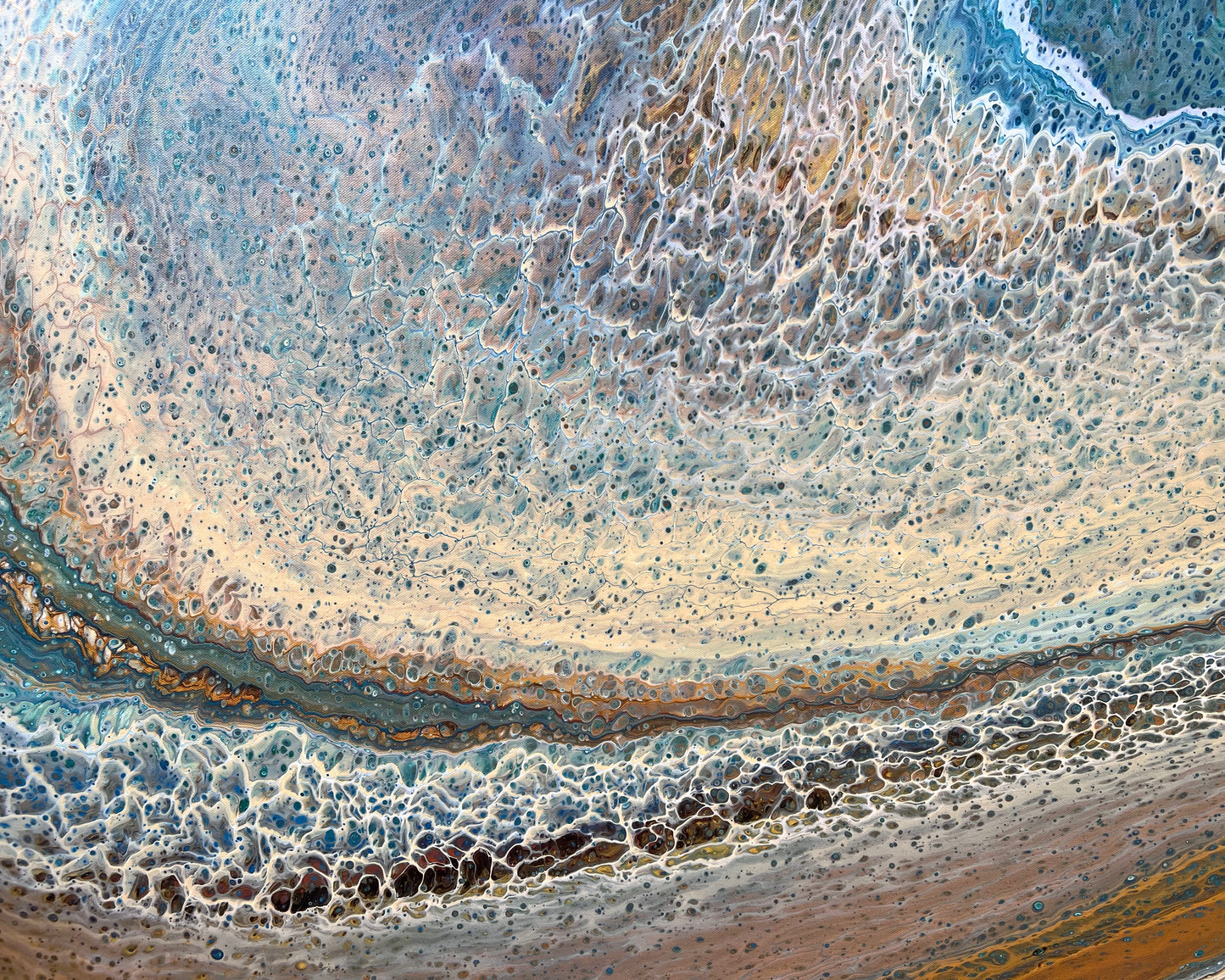 Sculpted Earth | 152x101.5cm Original Abstract Painting