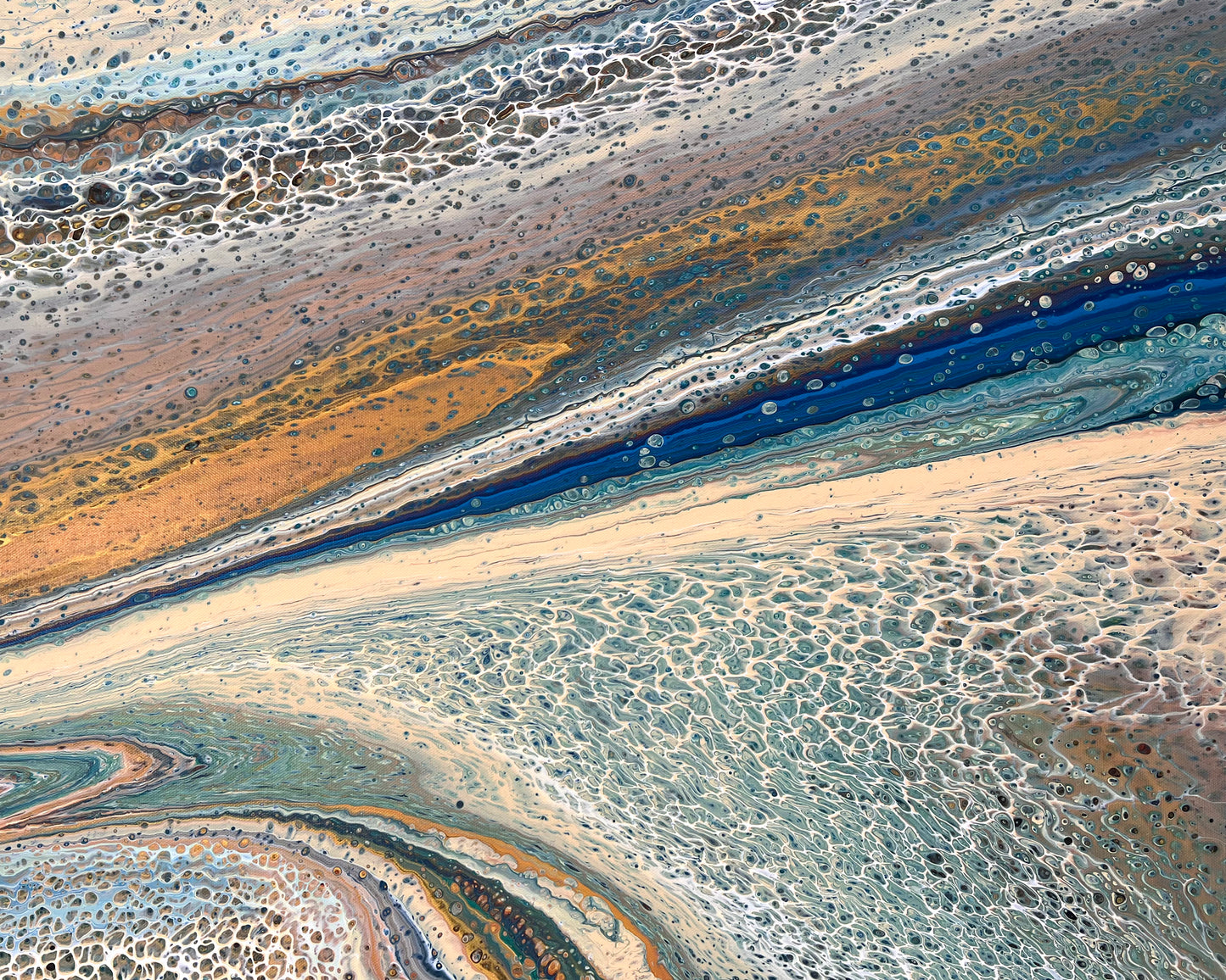 Sculpted Earth | 152x101.5cm Original Abstract Painting