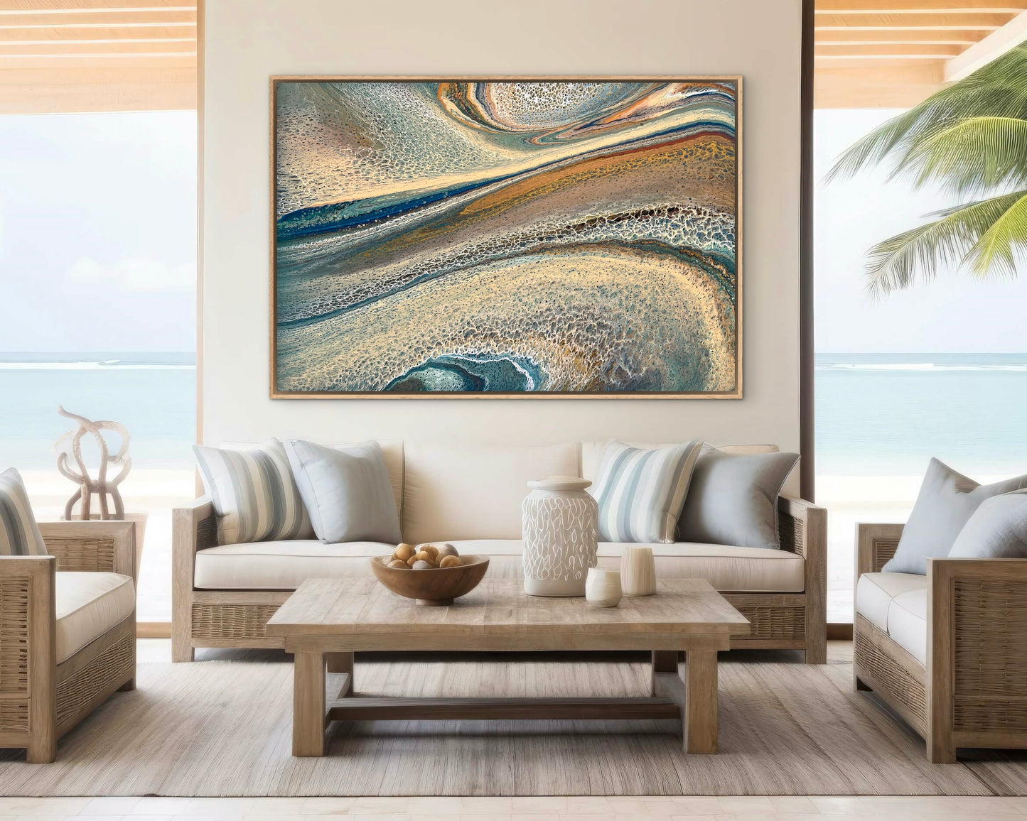 Sculpted Earth | 152x101.5cm Original Abstract Painting