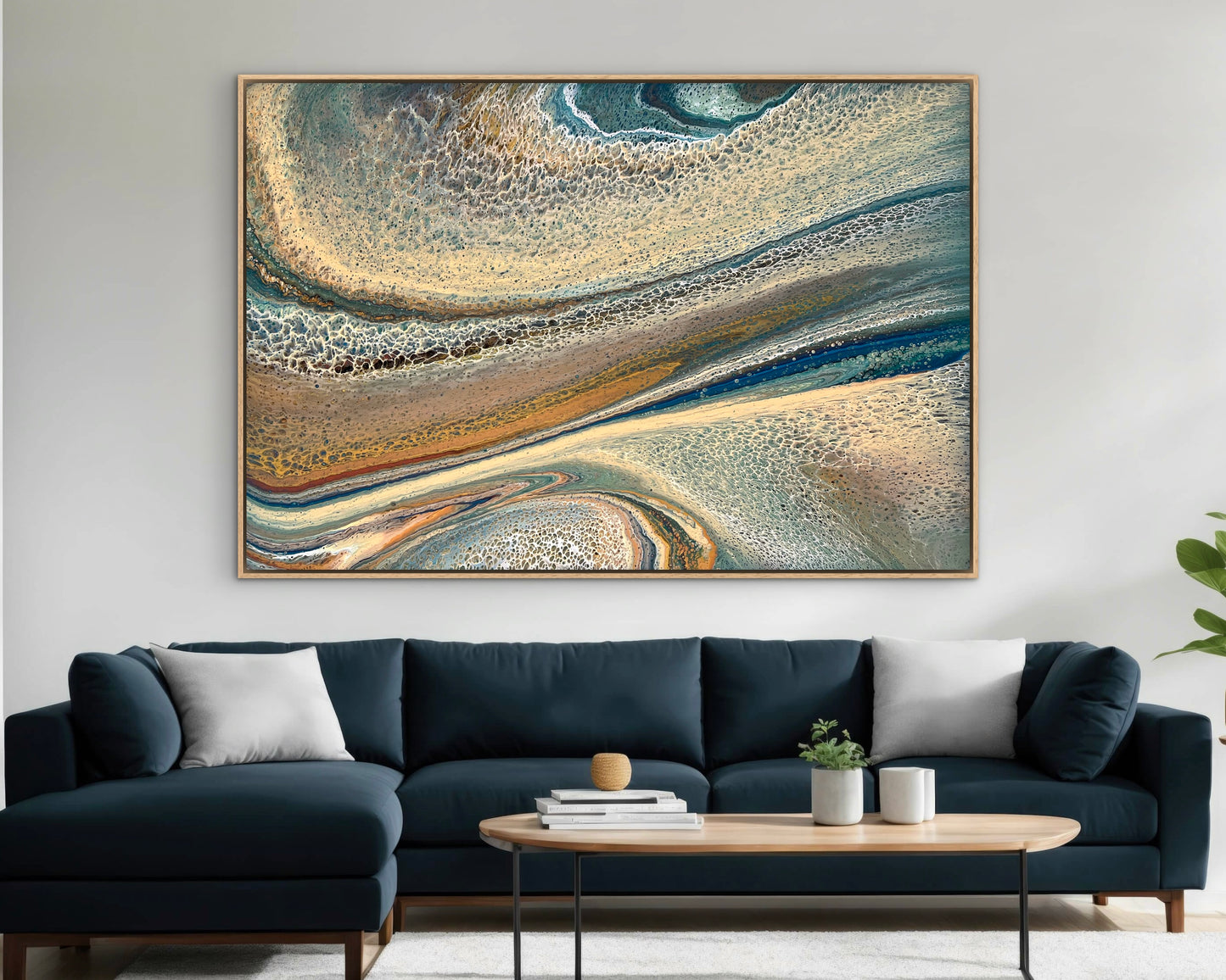 Sculpted Earth | 152x101.5cm Original Abstract Painting