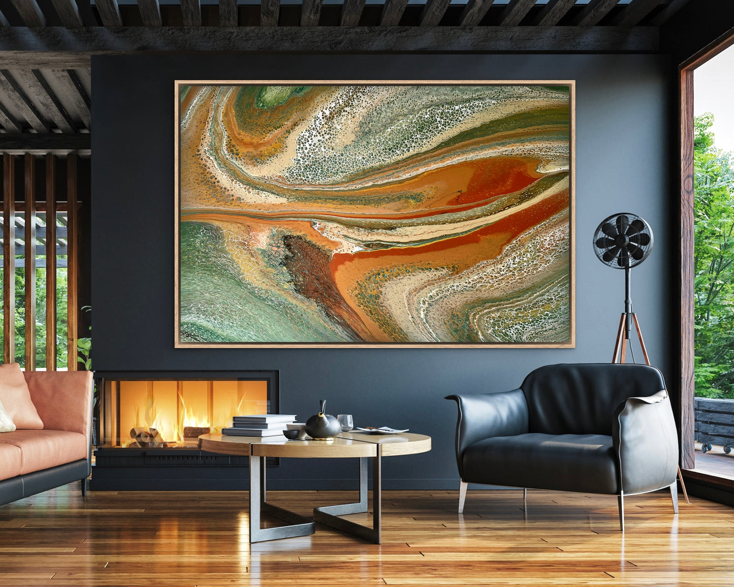 Blended Nature | 152x101.5cm Original Abstract Painting