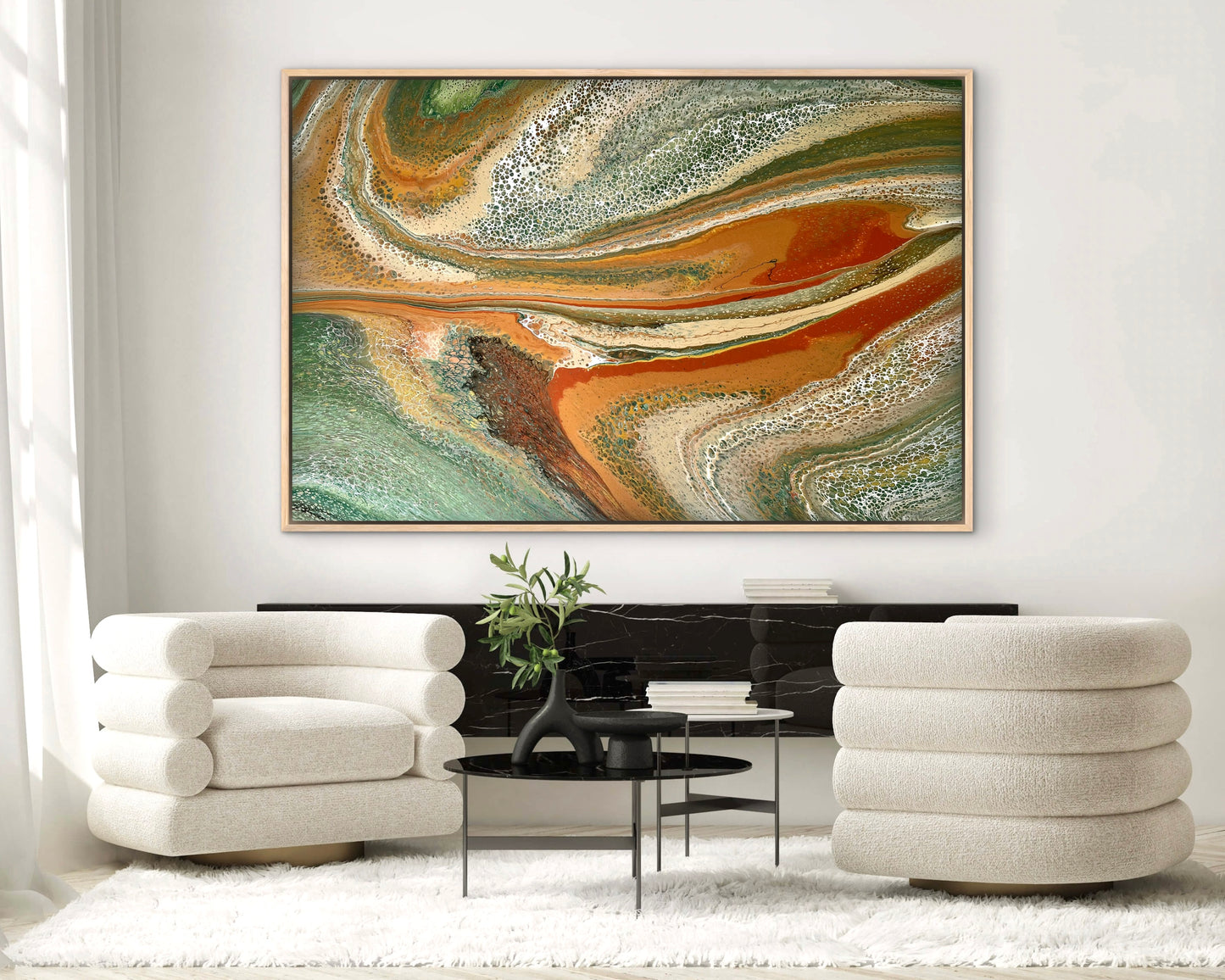 Blended Nature | 152x101.5cm Original Abstract Painting