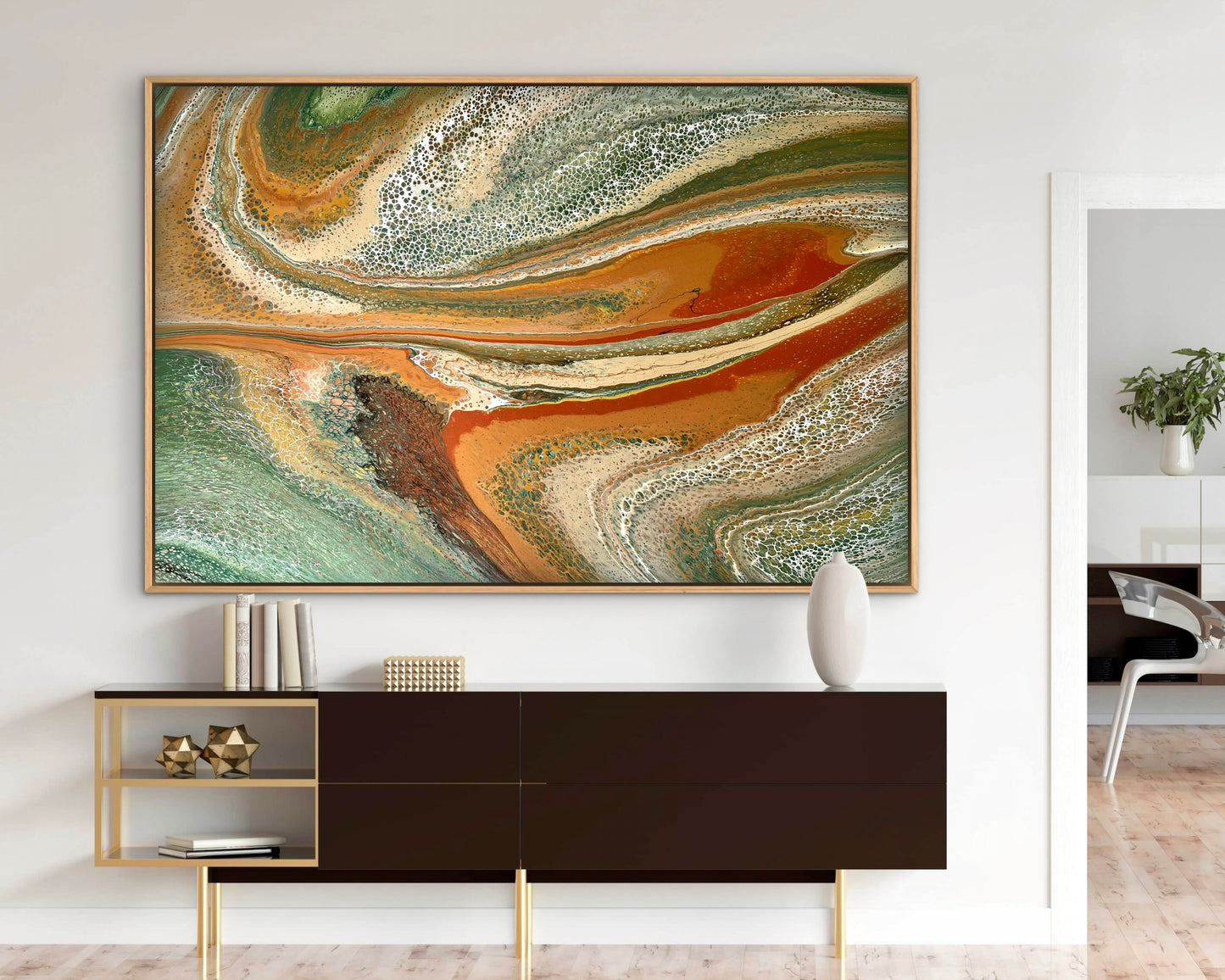 Blended Nature | 152x101.5cm Original Abstract Painting