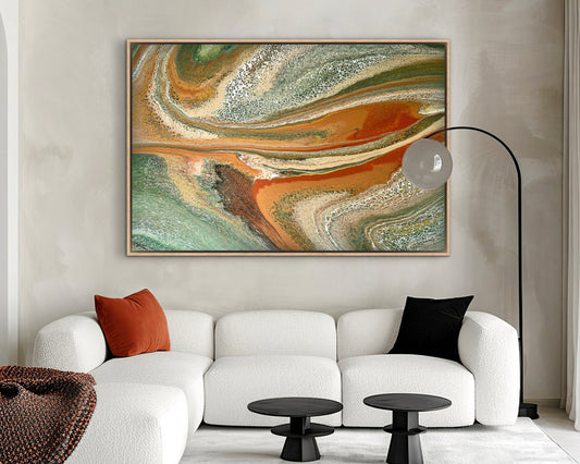 Blended Nature | 152x101.5cm Original Abstract Painting
