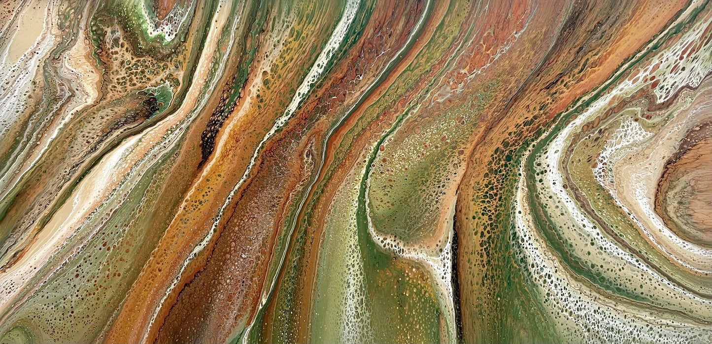 Grounded Earth | 183x91.5cm Original Abstract Painting