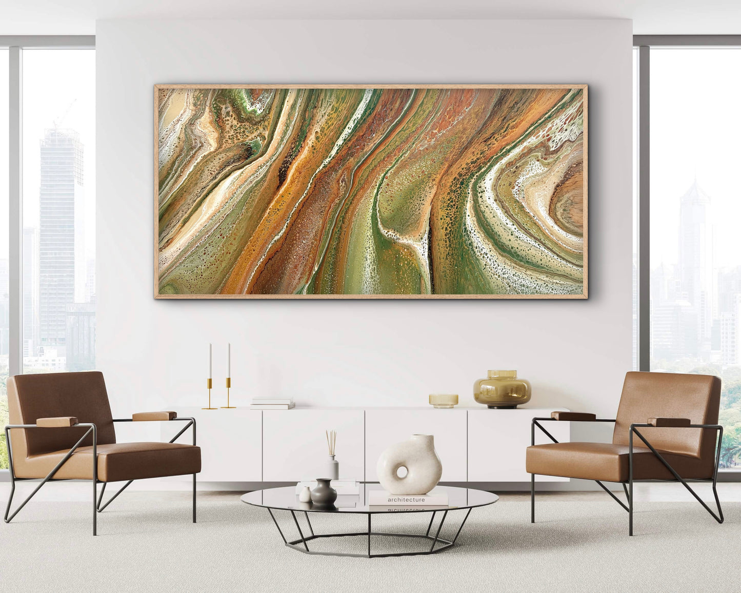 Grounded Earth | 183x91.5cm Original Abstract Painting