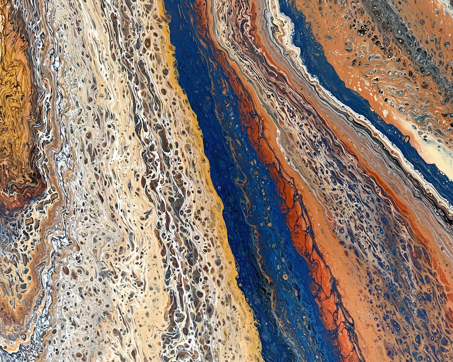 River Crossing | 152x101.5cm Extra Large Original Abstract Painting