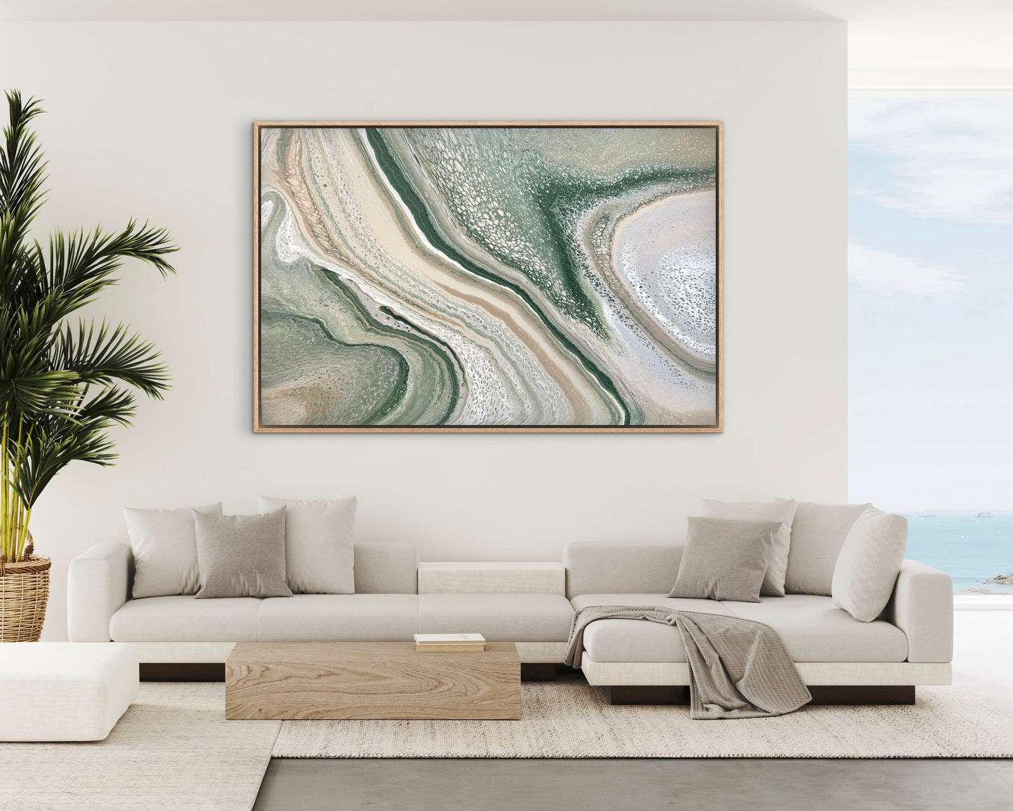 Carved by Nature | 152x101.5cm Original Abstract Painting