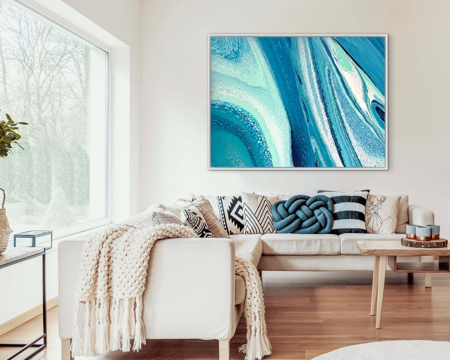 Drifting Currents | 122x91.5cm Original Abstract Painting