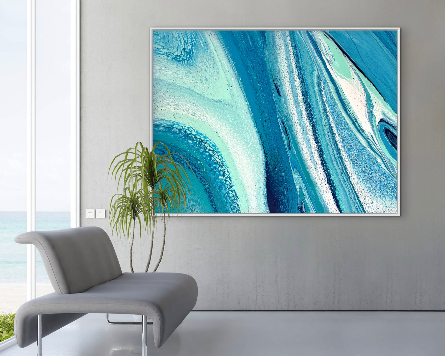 Drifting Currents | 122x91.5cm Original Abstract Painting