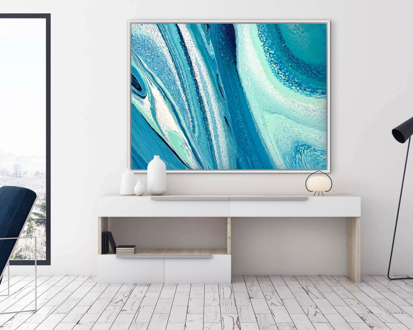 Drifting Currents | 122x91.5cm Original Abstract Painting