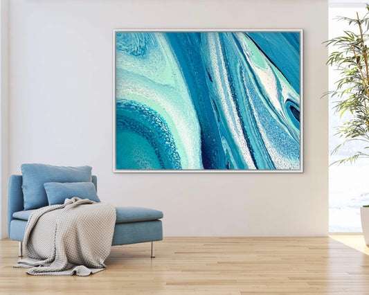 Drifting Currents | 122x91.5cm Original Abstract Painting