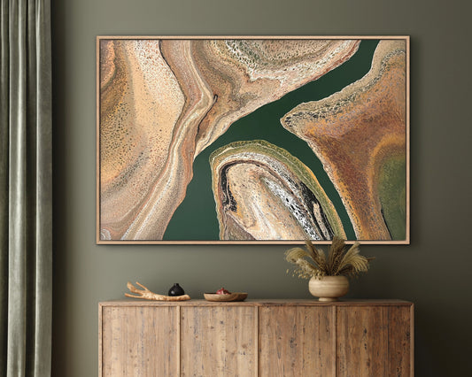 Mineral Crossing | 152x101.5cm Extra Large Original Abstract Painting