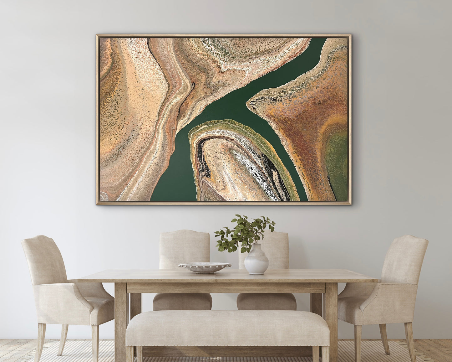 Mineral Crossing | 152x101.5cm Extra Large Original Abstract Painting