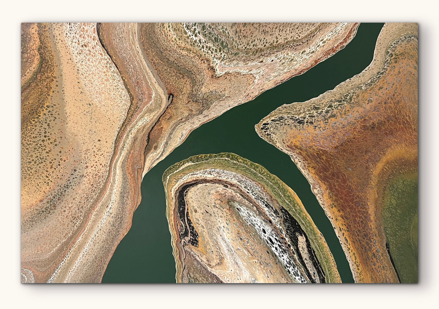 Mineral Crossing | 152x101.5cm Extra Large Original Abstract Painting