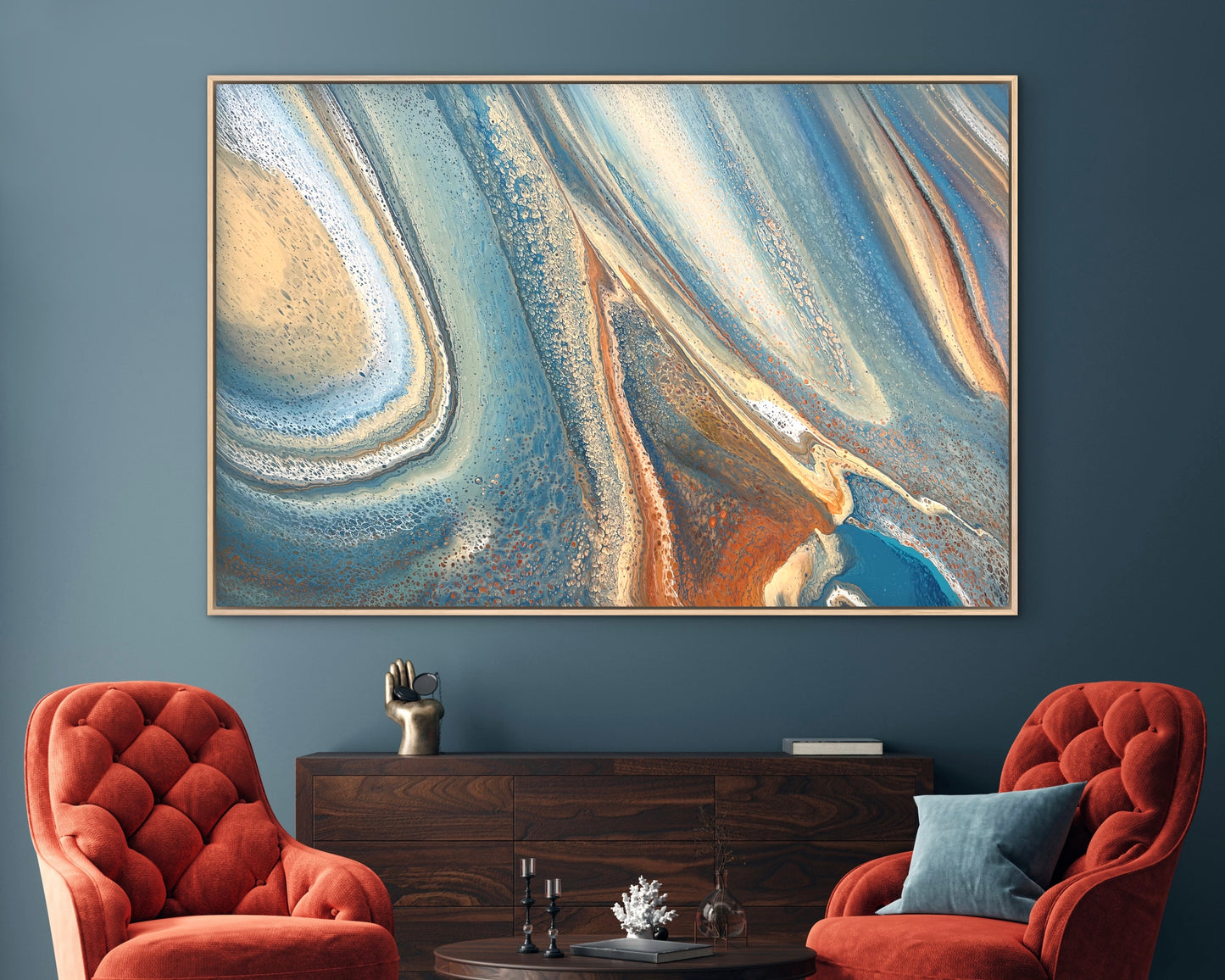 Shoreline Harmony | 152x101.5cm Original Abstract Painting