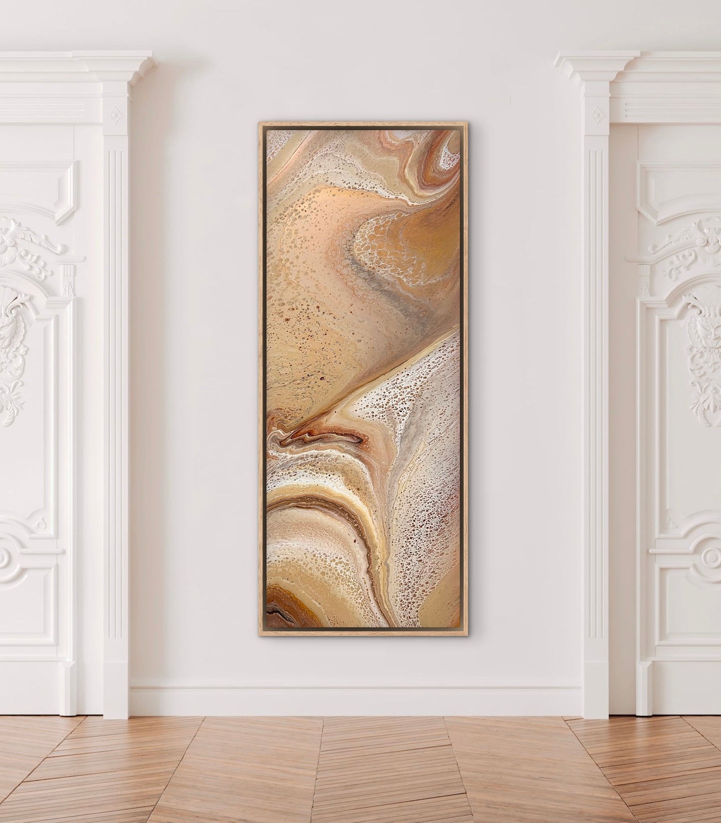 Sunset Dunes | 152x61.5cm Original Abstract Painting by Angela Roskell